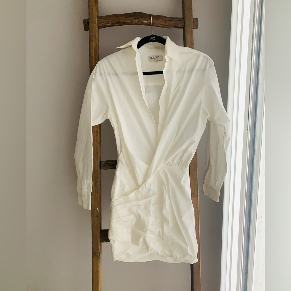 House of CB London White Shirtdress